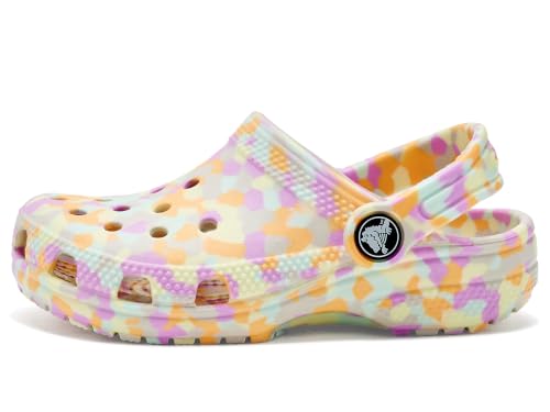 Image of Crocs Unisex-Child Classic Watercolor Marbled Clog