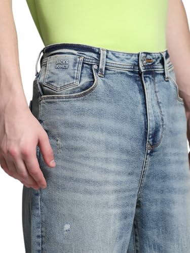 Image of Jack & Jones Men's Loose Fit Jeans | High Rise | Jeans for Men