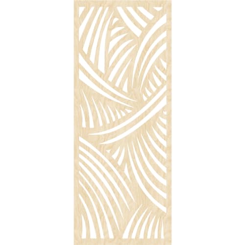 Image of Chester Decorative Pierced Fretwork Wood Wall Panels, 17 3 /8 inchW x 44 3 /8 inchH x 3 /8 inchT, Birch