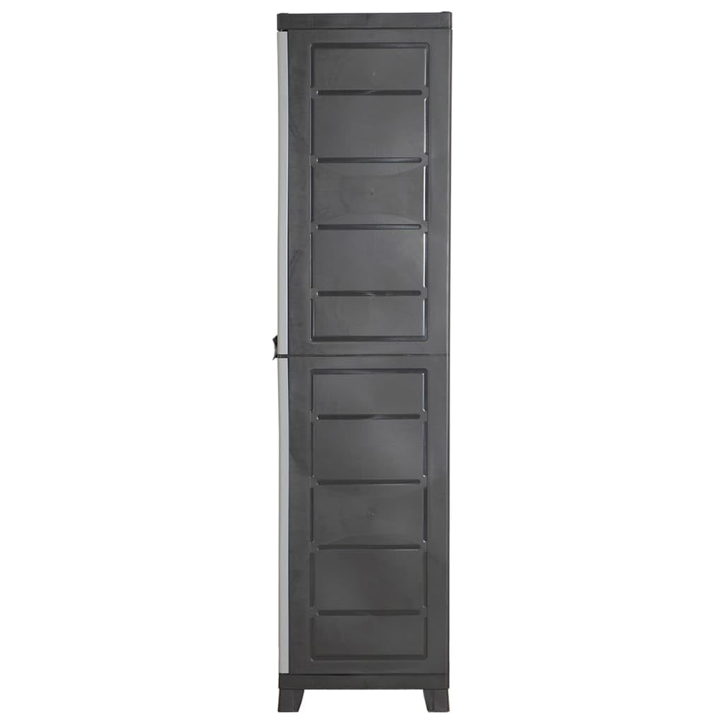 vidaXL Armario Estante Almacenamiento Bastidor Servicio Herramienta Organizador Hogar Jardín Patio Oficina Garaje de Plástico 65x45x181 cm