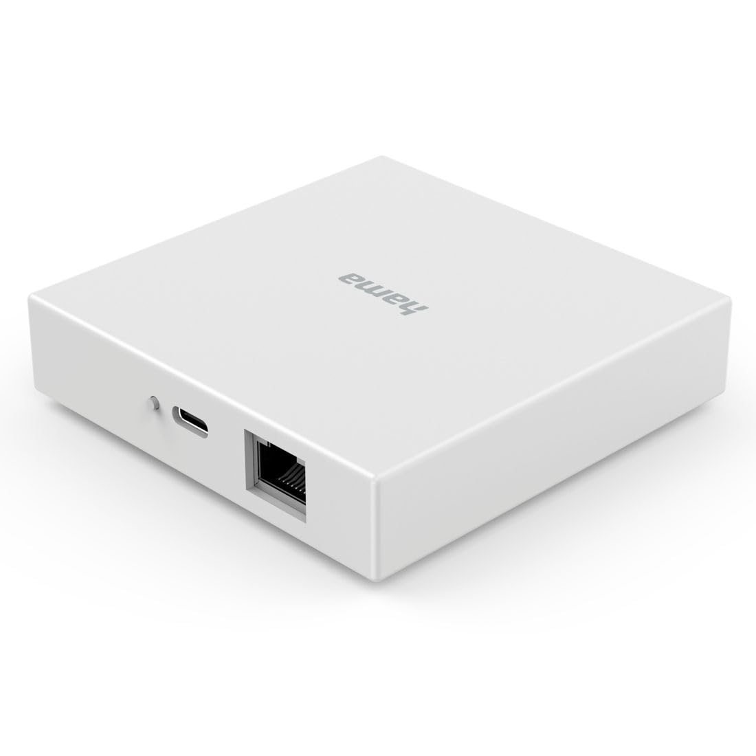 Hama Smart Hub gateway WiFi connesso (Matter, Zigbee, Thread, compatibile con controllo vocale Alexa, Google Assitant e Apple Siri), bianco