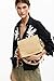 Imagen de Desigual bolso bandolera bolso de hombro Half Logo Raffia Venecia Bag Natural beige