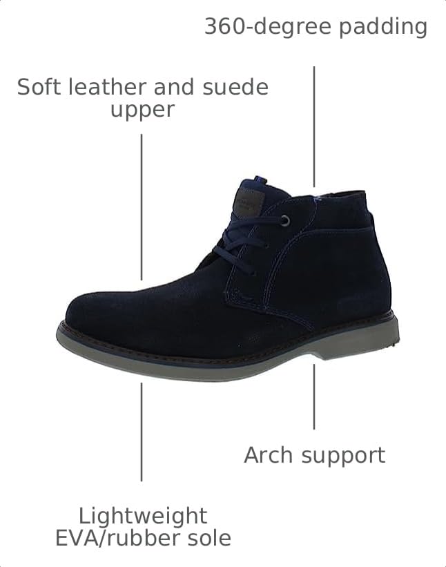 Image of Nunn Bush Otto Plain Toe Chukka Boots