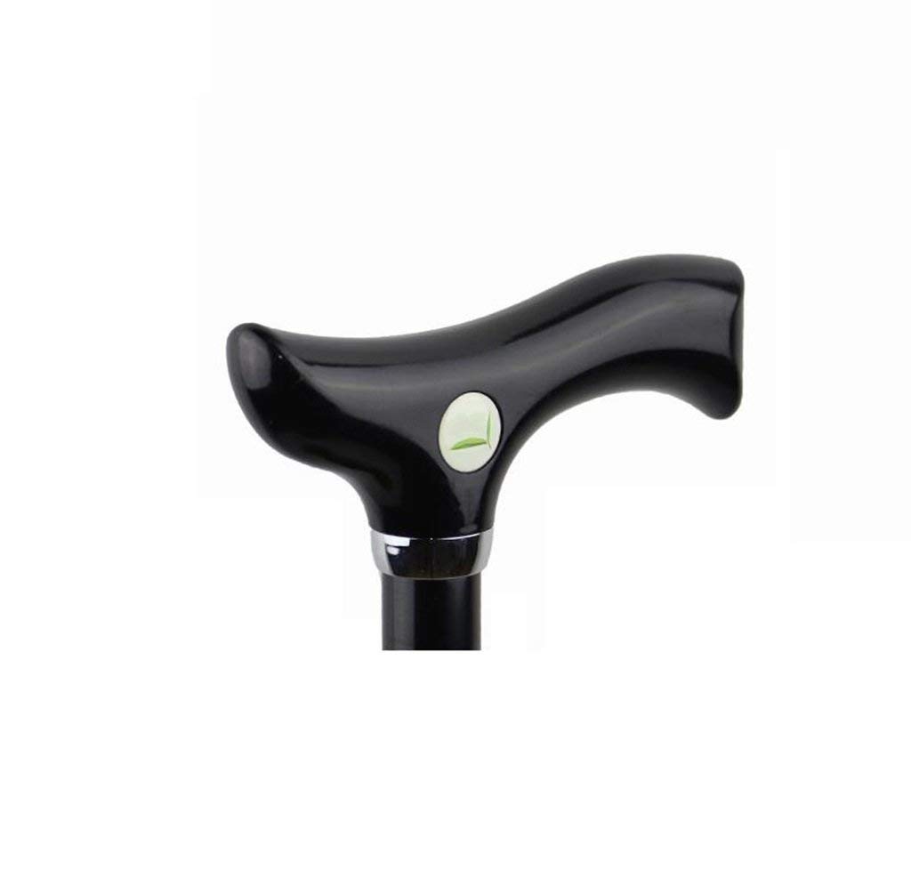 Soporte para bastón para caminar Muleta para bastón para mujeres mayores Anciano Telescópico Estable Antideslizante Ligero Altura ajustable Bastones negros para hombres o mujeres, muletas Times