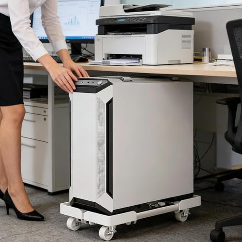Support d'ordinateur et CPU à rotation 360 mobile pour bureau et étude - 3