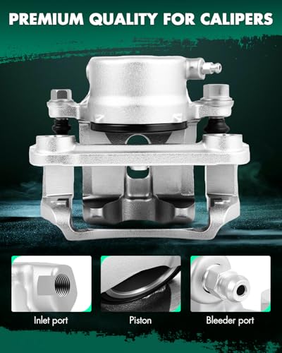 Image of SCITOO Front Driver & Passenger Disc Brake Calipers 19B1911 19B1910 For Suzuki For Grand Vitara 1999-2005,For Suzuki For Sidekick 1996-1998,For Suzuki For XL-7 2002-2004,With Bracket 2PCS