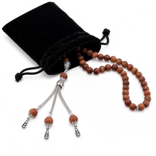 Image of Mandala Crafts Tasbih Muslim Prayer Beads 99 for Men & Women - Islamic Rosary Misbaha Tasbeeh Sibha - Zikr Dhikr Subha Beads for Ramadan Eid Gift