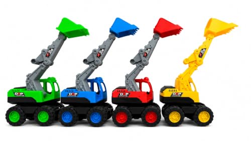 Image of Big JCB Toy (Red) | Plastic material