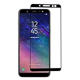 Protective Screen Glass for Samsung Galaxy A6 2018 - [2PACK] Full Cover Ultra Thin Screen Protector Tempered Glass for Galaxy A6