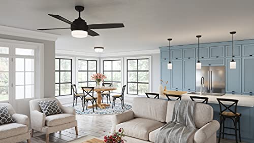 Image of Design House Cali Ceiling Fan, 52 inch, Matte Black