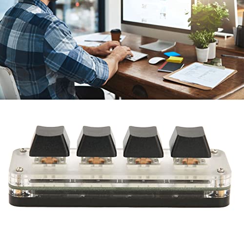 Teclado Gamer 4 Keys Mini Keypad USB miniatura 4