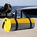 Menolana Mesh Diving Duffle Bag Mesh Duffel Bag with Zipper Convenient Equipment Diving Gear Tote for Sailing Beach Swimming Kayaking, Yellow