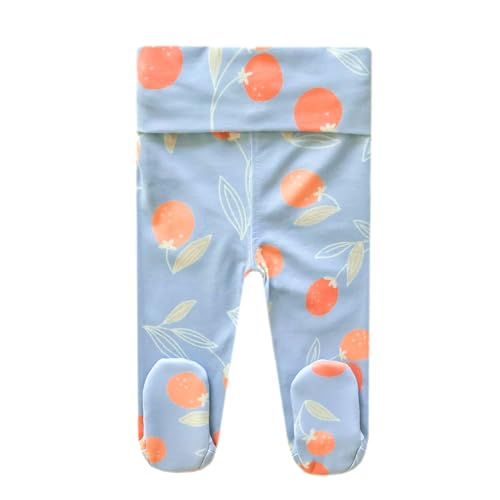 Copper Pearl Footed Baby Pants: Ultra-Soft, Adorable Baby Footies and Newborn Pants – Cozy, Stylish Baby Boy Pants, Baby Girl Pants, and Gender Neutral Baby Clothes, Clementine, 0-3m