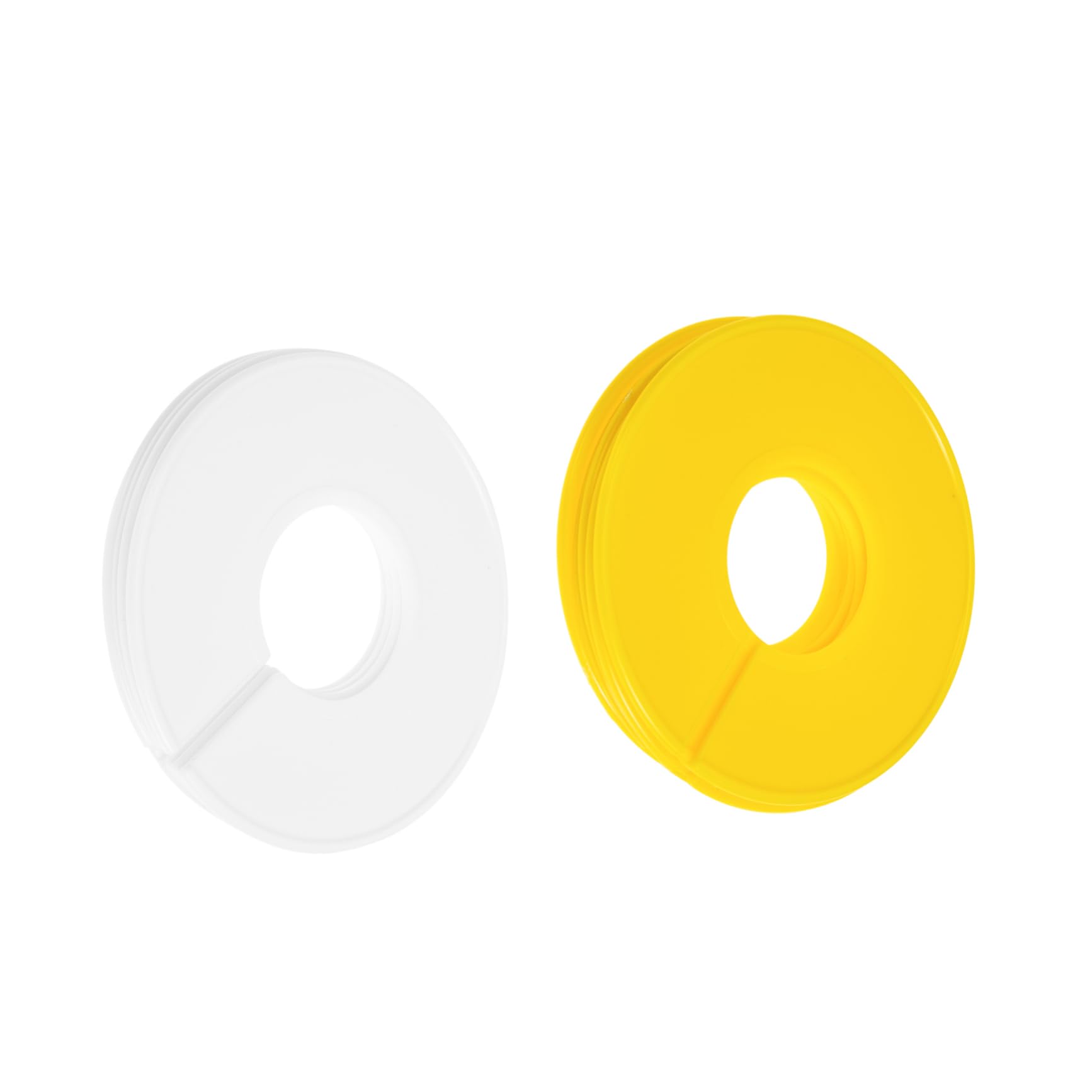 HOOTNEE 12pcs Clothes Size Separation Clothes Wall Hangers for Clothes Kid Hangers Coat Hangers Hangers Closet Dividers Clothing Rack Divider White Plastic