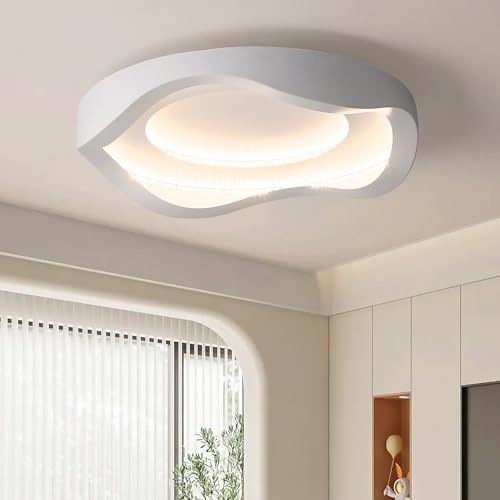 HTsilphelene Plafon Led Techo Moderna,Luz Led Techo Regulable 3000K-6500K,Lampara Led Techo Araña Con Forma De Creatividad Minimalista Para Sala De Estar Dormitorio Cocina Pasillo (40CM)