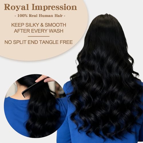 Image of 16A Body Wave 3 Bundles with 5x5 HD Lace Closure (18 20 22+16 inch) 100% Unprocessed Brazilian Virgin Body Wave Human Hair Weave Bundles with Closure Natural Color