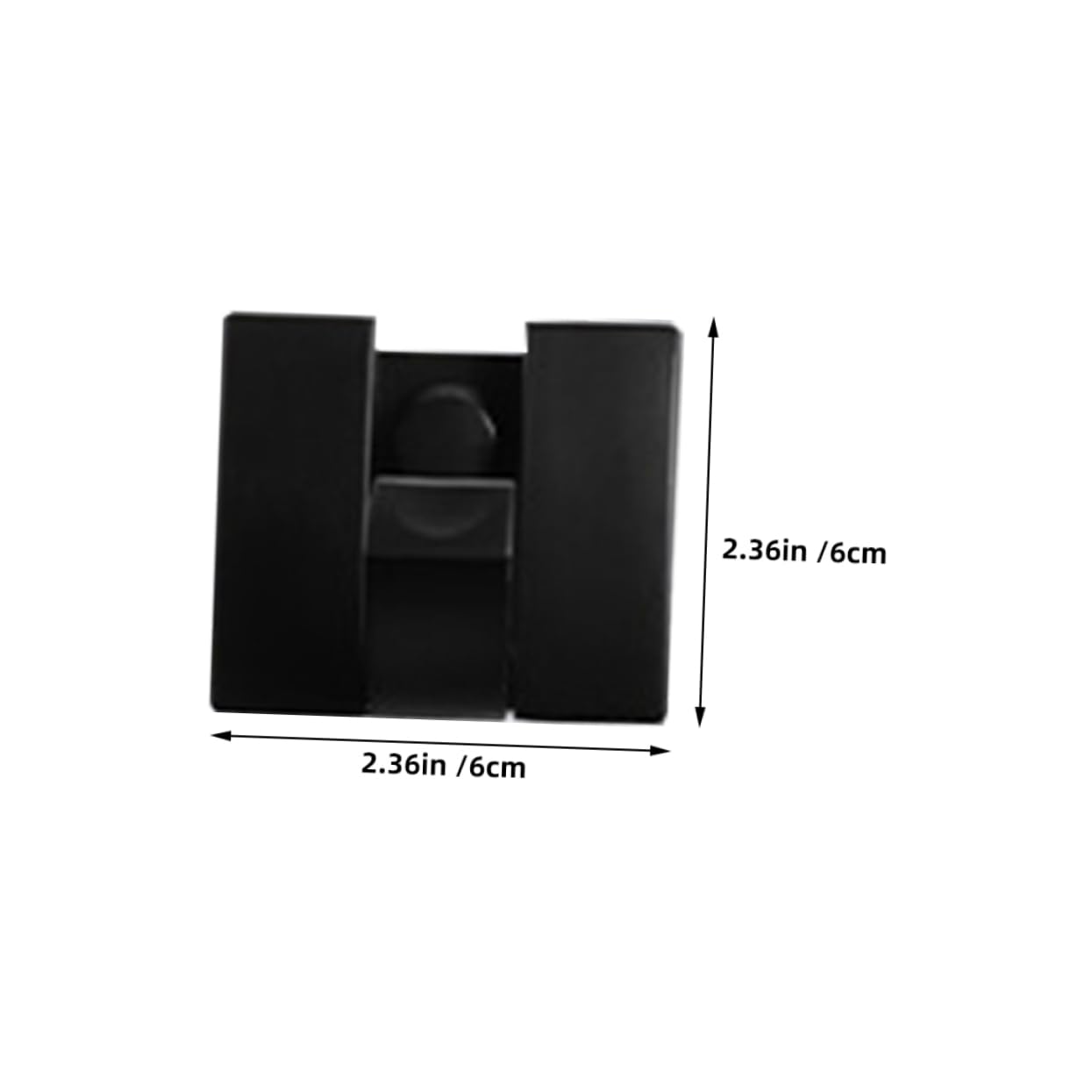 SHOWERORO 4piezas Ganchos Plegables Decorativos Para Colgar Gancho De Pared Modular Aluminio