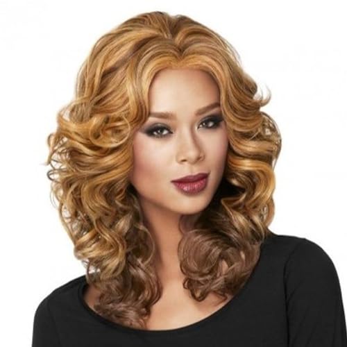 Perruque ondulée bouclée synthétique pour sublimer votre style quotidien et changer de coiffure