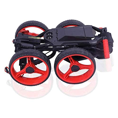 YUNLILI-Carrito-de-golf-multiusos-Carrito-de-golf-Carro-de-golf-electrico-Carro-de-golf-plegable-Carro-de-empuje-de-golf-con-freno-de-mano-Mango-ajustable-facil-de-abrircerrar