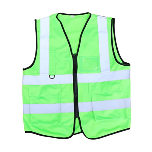 [ORFOFE] light pen ジッパーフロント ネオンワークベスト メンズタンクトップ ライト オートバイ 衣類 仕事