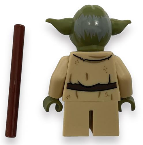 Star Wars: Yoda with Gimer Stick Minifigure - Lego - Immagine 1