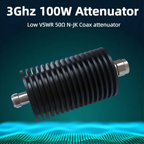 becen 100w 60db rf fixed attenuatorhigh power 100 watt dc to 3ghz 50 ohm attenuatorn type male to n female coax attenuators for testingsignal control100w n 60db