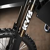 KYB Kayaba Clear Fork Stickers Suspension Decals Set Left and Right (White) (9x6.5) (KYB-WHT-CLR-Set)