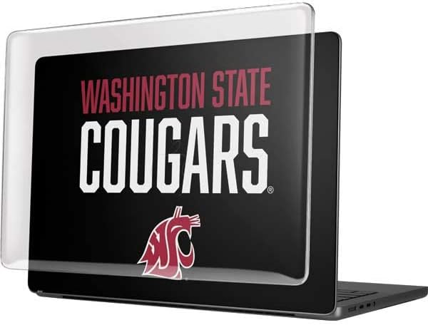 Skinit Case + Skin Compatible with MacBook Pro 14in (2021) - Officially Licensed Cougars Washington State Design