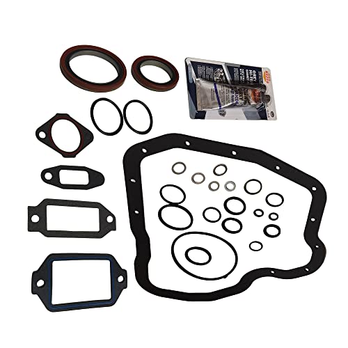 Image of Partsflow Lower Gasket Set For Chevy Express 2500 3500 For Chevy Silverado For GMC Savana For GMC Savana For GMC Sierra For Hummer H1 VIN CODE inch1, D, 2, 6, Z inch 6.6L 400CID V8 CS26269