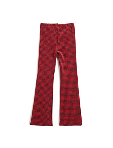 Leggings Flare Koton imprimé géométrique stretch pantalon évasé fille
