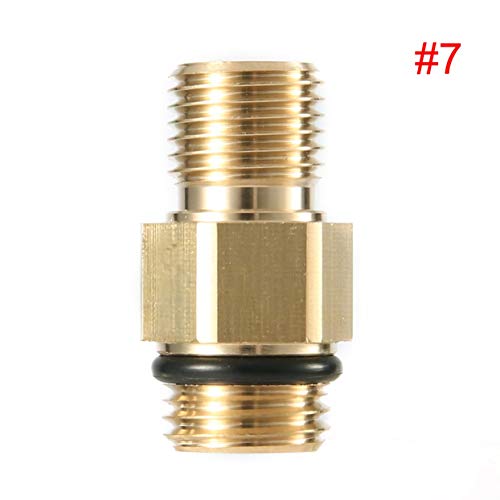 Preisvergleich Produktbild ShenyKansadapter für Autowaschspritzpistole Schneeschaumlanzenanschluss Hochdruckreiniger Seifenflaschenpistolenadapter