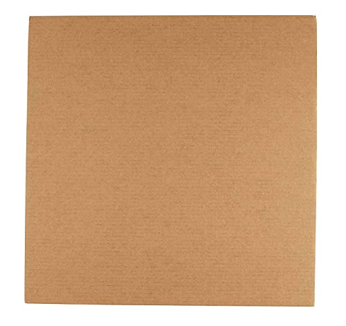 Image of Mechdel 5-Ply Corrugated Cardboard Sheets - 6-Pack Flat Cardboard Sheets, Cardboard Inserts for Packing, Mailing, Crafts - Kraft Brown, 12 x 12 Inches (6)