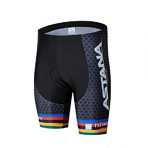 MITINGER Pantalones Cortos de Ciclismo Pantalones Cortos de Almohadillas de Ciclismo MTB Seco rápido Transpirable Acolchado Deporte Bicicleta Bicicleta Bicicleta(5,XXL)