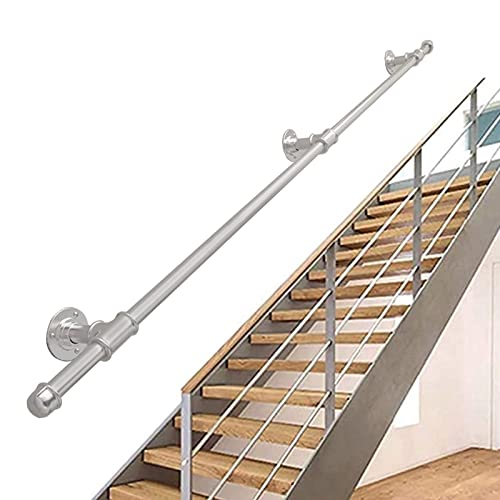 Rambarde en fer forgé argent kit de rampe haut de gamme - 2