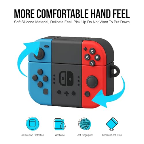 Image of Silicone Case Cover Compatible for OnePlus Nord Buds 3 | 3 Pro (Game, Lanyard)