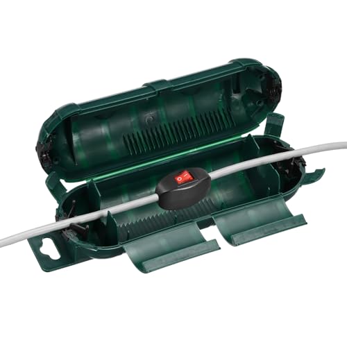 Rallonge extérieure couvercle protection IP55 étanche pour prise et câble électrique