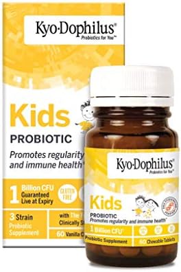 Kyo-Dophilius Kids Probiotic, Promotes Regularity and Immune Health*, 60 tablets (Packaging may vary)