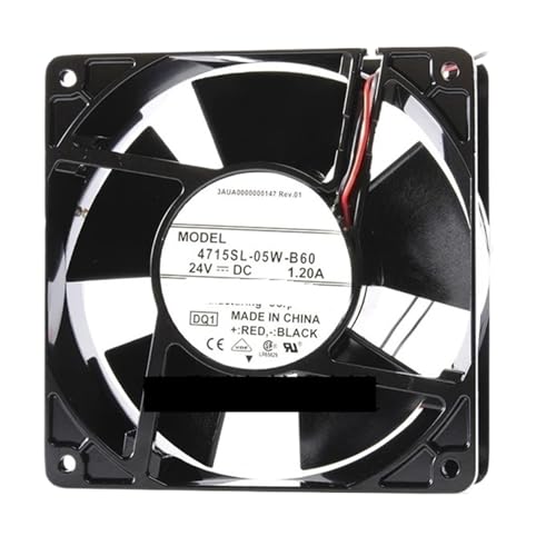 Ventilateur de refroidissement 4715SL-05W-B60 DC 24V 1.20A axial haute durabilité 120mm