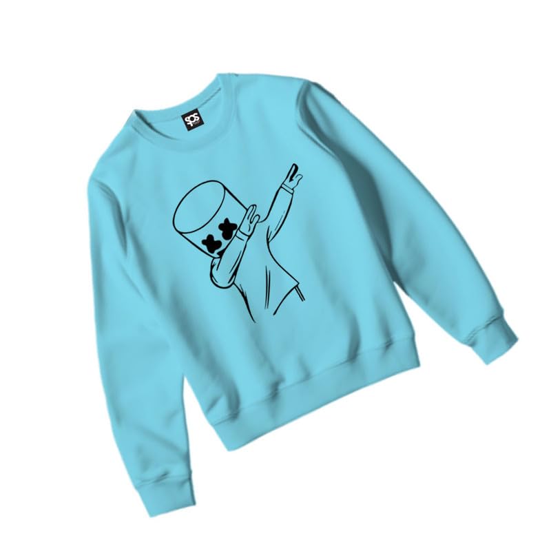 Image of Printed Full Sleeve Round Neck Sweatshirt for Boys & Girls
