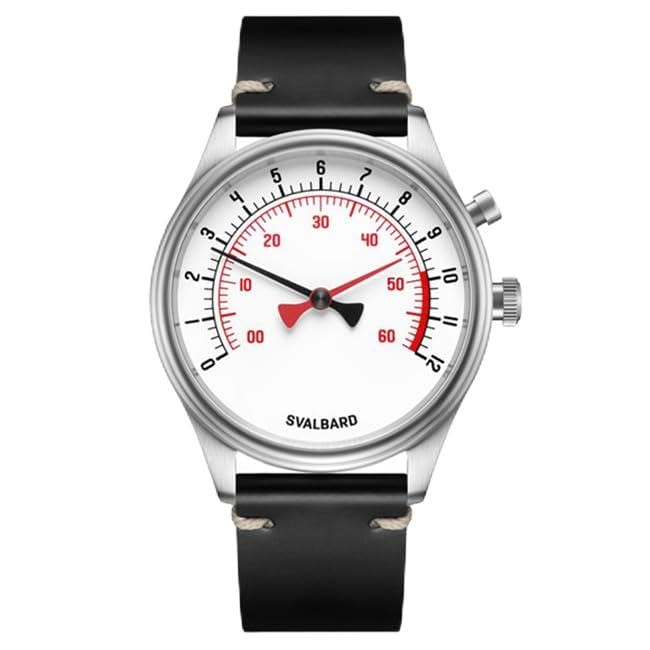 Montre Homme Svalbard en Verre Saphir Anti-Rayures pour Enfin Éviter les Chocs