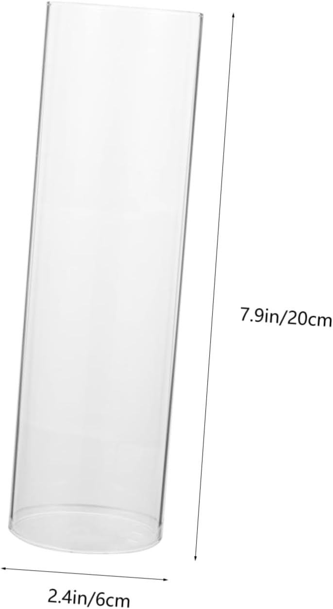 4pcs Simple Glass Candle Lampshade Glass Cup Cover Decor Candles Topper Versatile Design