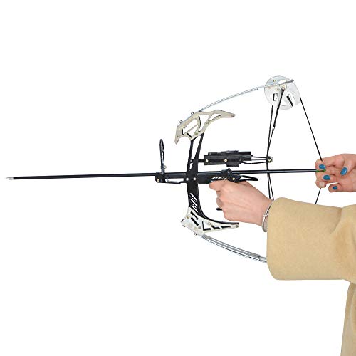 Sharrow Archery Mini Compound Bow And Arrows Set 25Lbs Hunting Bows For Adult Youth Shooting Fishing (Silver) #TOP1