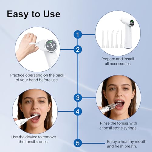 Rechargeable Tonsil Stone Vacuum