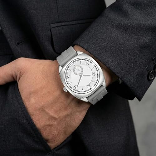 Image of styledose Men's Watch Analog Quartz with Chronograph & Silicone Strap -Casual & Formal Wrist Watch for Men