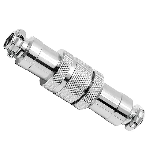 Conector Aviación GX20-3P Metal Macho-Hembra 3 Set Plata miniatura 3