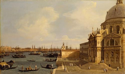 Toile Venise Antonio Canal pour habiller un grand mur vide de salon