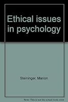Ethical issues in psychology 0870944428 Book Cover