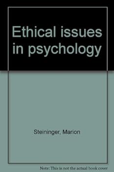 Hardcover Ethical issues in psychology Book