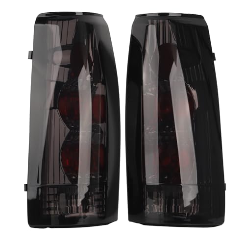 Tail lights Replacement for 1988-1999 Chevy C/K 1500/2500/3500 Suburban Tahoe GMC C/K 1500/2500/3500 Yukon Suburban Cadillac Escalade (Black Smoke)