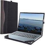 Matériau : cuir synthétique [texture semblable à la toile] + microfibre, il peut empêcher la saleté et les rayures sur les ordinateurs portables, offrant une sensation de confort, une résistance aux empreintes digitales et un style professionnel haut de gamme.